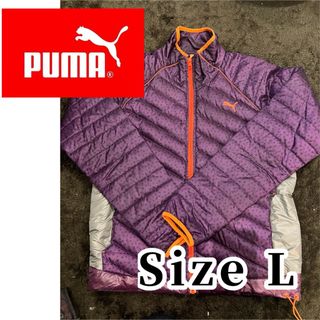 プーマ(PUMA)のプーマ　PUMA ダウン　ゴルフ　紫　ジャケット(ウエア)