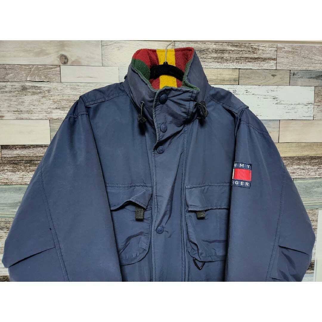 TOMMY HILFIGER(トミーヒルフィガー)のTOMMY HILFIGER　トミーヒルフィガー　ナイロン　中綿ジャケット　S メンズのジャケット/アウター(その他)の商品写真