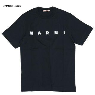 マルニ(Marni)のMARNI KIDS (マルニ キッズ)  ロゴ入り ジャージー製Tシャツ M002MVM00HZ 0M900 Black(Tシャツ/カットソー)