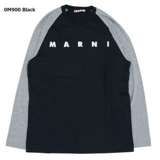 マルニ(Marni)のMARNI KIDS (マルニ キッズ) ロゴ入り ロングスリーブTシャツ M00872M00HZ 0M900 Black(Tシャツ/カットソー)