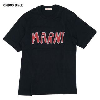 マルニ(Marni)のMARNI KIDS (マルニ キッズ) Tシャツ 半袖 丸首 クルーネック M00921M00NE 0M900 Black(Tシャツ/カットソー)