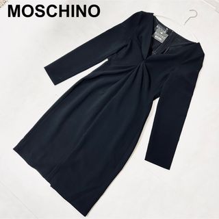 モスキーノ(MOSCHINO)の新品　タグ付　MOSCHINO モスキーノ ワンピース 42(ひざ丈ワンピース)