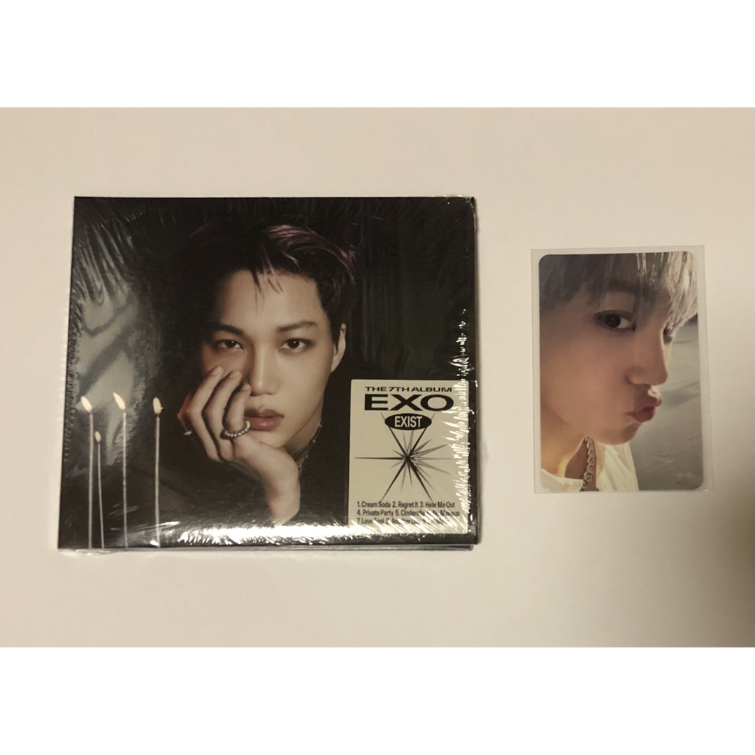 EXO(エクソ)のEXO EXIST Digipack ver.  アルバム　トレカ　カイ エンタメ/ホビーのCD(K-POP/アジア)の商品写真