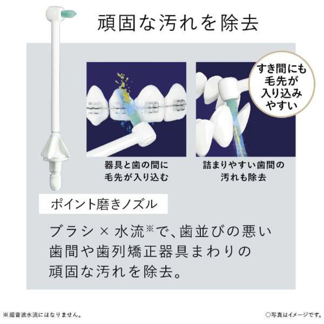 【新品未使用】Panasonicジェットウォッシャードルツ EW-DJ55-W歯周病