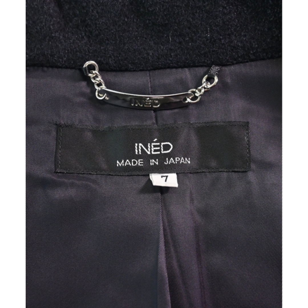 INED(イネド)のINED イネド チェスターコート 7(S位) グレー 【古着】【中古】 レディースのジャケット/アウター(チェスターコート)の商品写真
