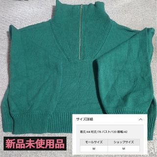 イング(INGNI)の🆕美品即日匿名発送■INGNIグリーンニットMサイズ(ニット/セーター)