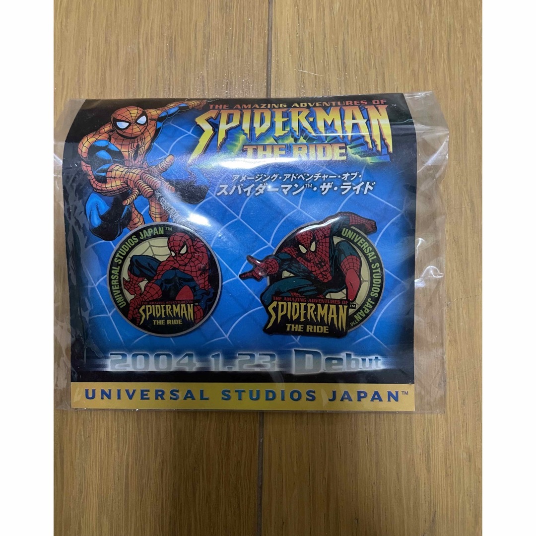 スパイダーマン ピンバッジ エンタメ/ホビーのアニメグッズ(バッジ/ピンバッジ)の商品写真