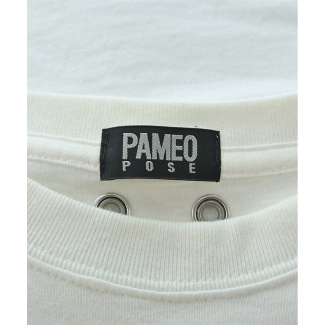 PAMEO POSE(パメオポーズ)のPAMEO POSE パメオポーズ Tシャツ・カットソー S オフホワイト 【古着】【中古】 レディースのトップス(カットソー(半袖/袖なし))の商品写真