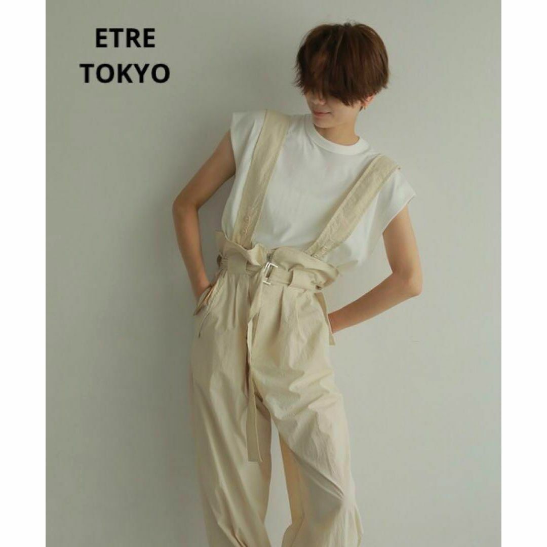 ETRE TOKYO(エトレトウキョウ)の未使用タグ付★定価25300円★ETRE TOKYO★ナイロンフライトパンツ レディースのパンツ(カジュアルパンツ)の商品写真