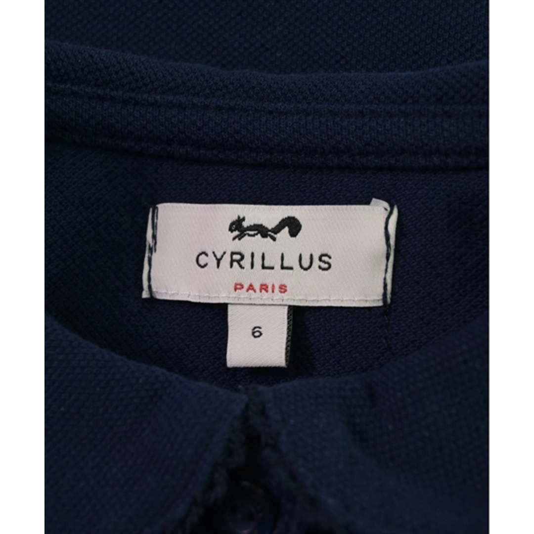 CYRILLUS(シリリュス)のCYRILLUS シリリュス Tシャツ・カットソー 6 紺 【古着】【中古】 キッズ/ベビー/マタニティのキッズ服女の子用(90cm~)(Tシャツ/カットソー)の商品写真