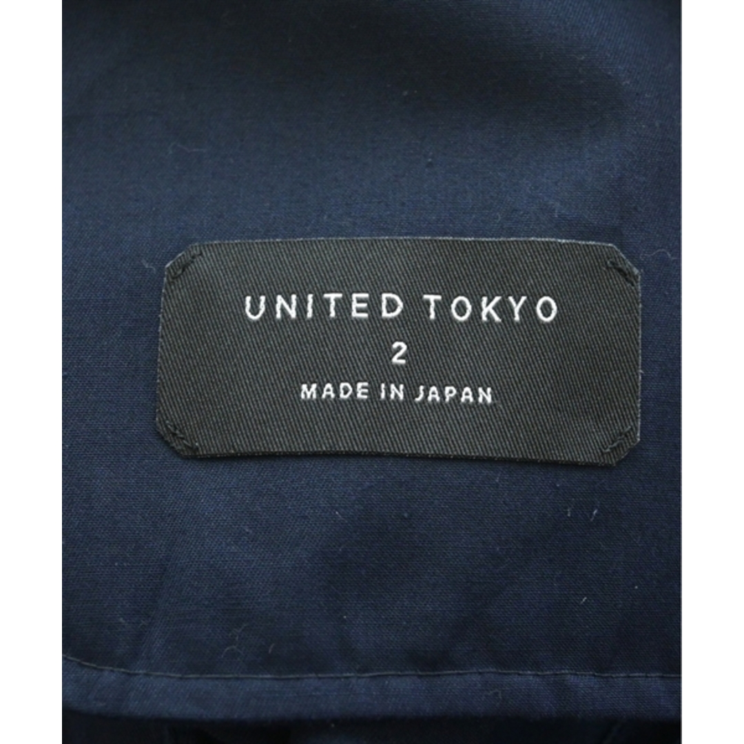 UNITED TOKYO(ユナイテッドトウキョウ)のUNITED TOKYO ユナイテッドトウキョウ スラックス 2(M位) 紺 【古着】【中古】 メンズのパンツ(スラックス)の商品写真