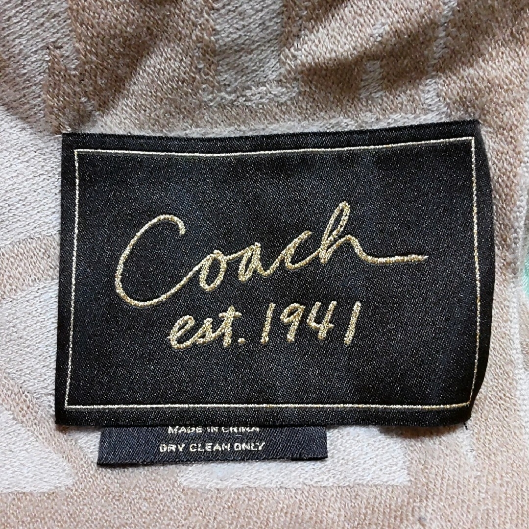 COACH(コーチ)の美品❗COACH　コーチ　ホースアンドキャリッジ　マフラー　ストール　ウール レディースのファッション小物(マフラー/ショール)の商品写真