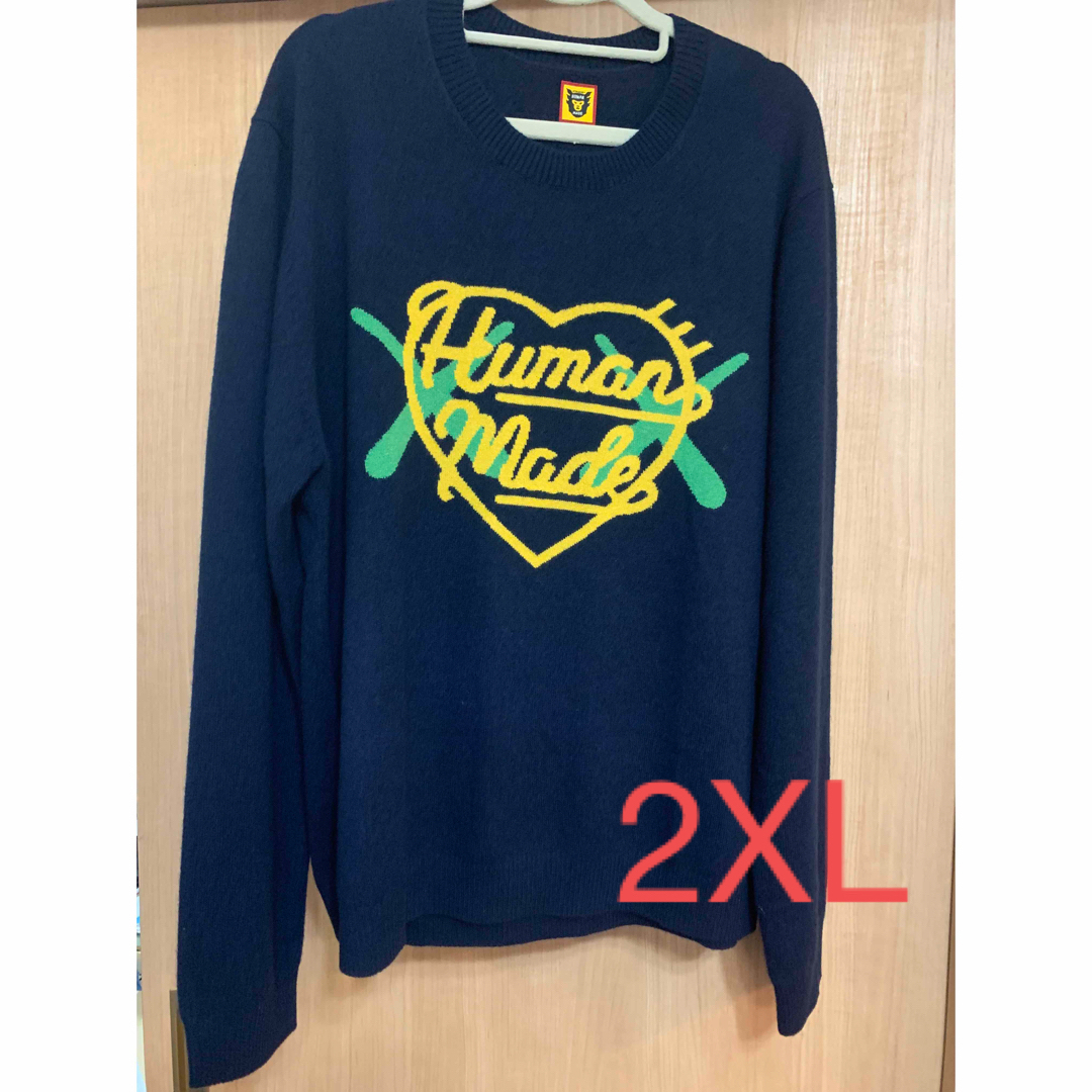 HUMAN MADE(ヒューマンメイド)のHUMAN MADE KAWS MADE KNIT SWEATER  メンズのトップス(ニット/セーター)の商品写真