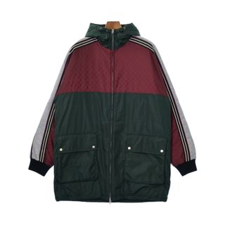 グッチ(Gucci)のGUCCI グッチ コート（その他） 48(L位) 緑xエンジ 【古着】【中古】(その他)