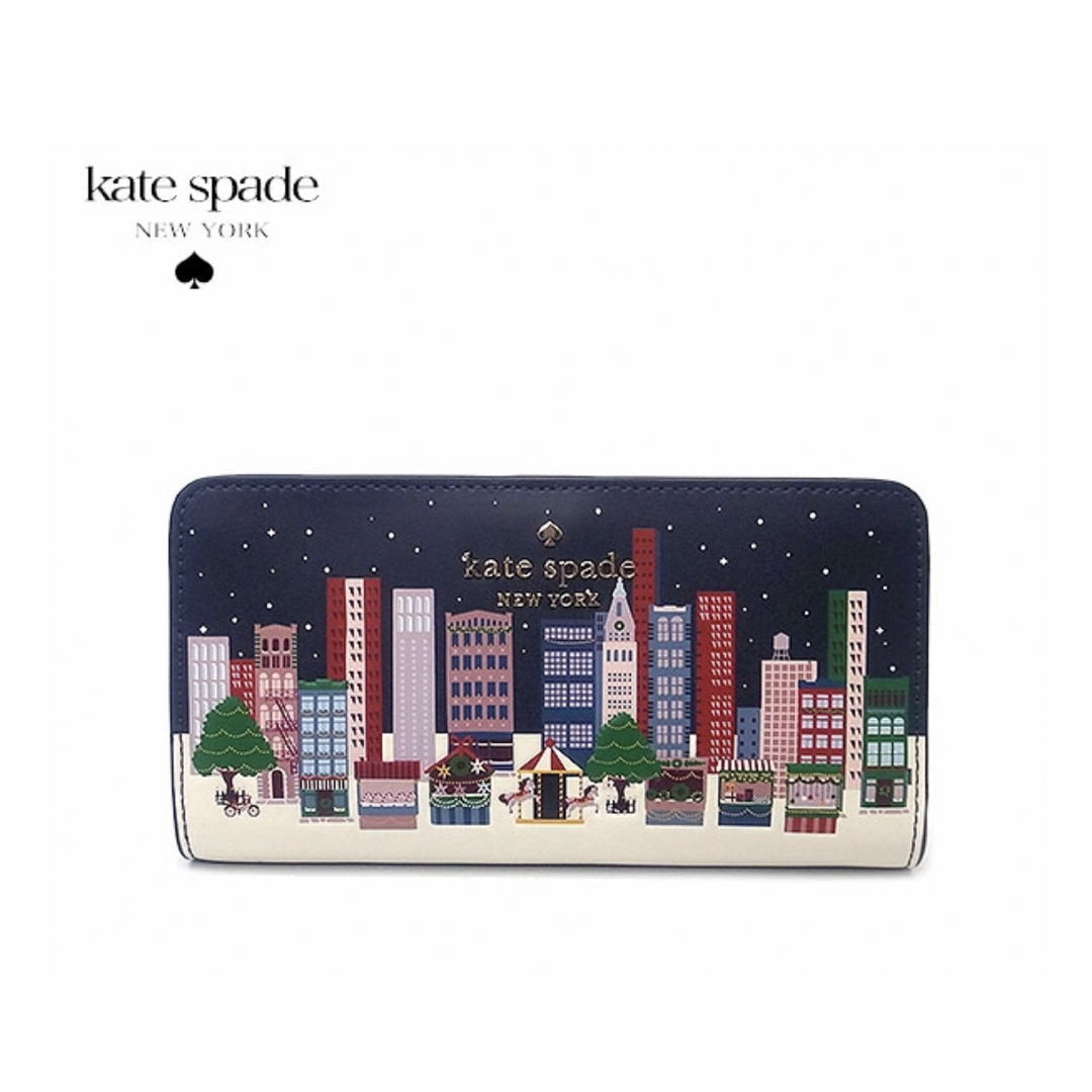 財布Winter Wonders ラージ スリム 財布　Kate Spade