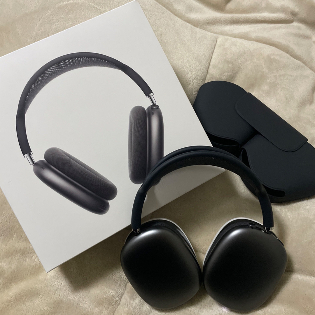 Apple(アップル)のairpods max space gray スペースグレー スマホ/家電/カメラのオーディオ機器(ヘッドフォン/イヤフォン)の商品写真