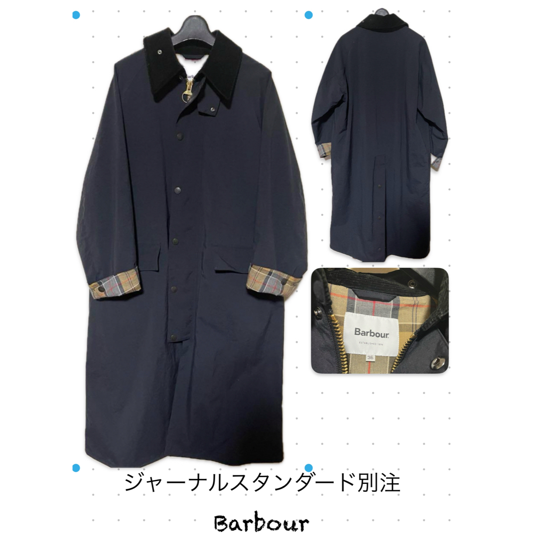 Barbour(バーブァー)のバブアー BARBOUR ロングコート ブラック メンズのジャケット/アウター(ステンカラーコート)の商品写真