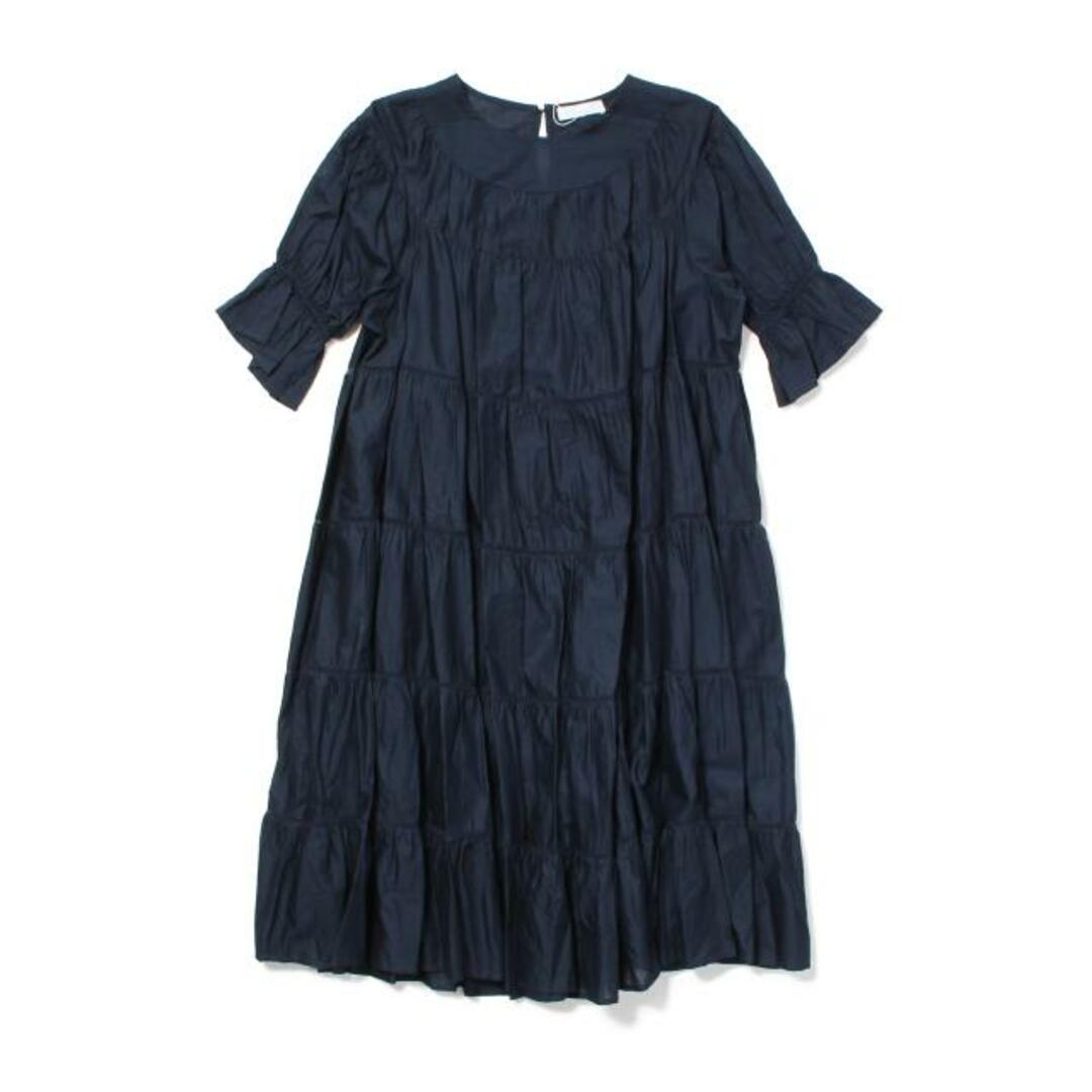 Merlette(マーレット)の【新品未使用】 マーレット MERLETTE ワンピース パフスリーブ ティアード PARADIS レディース NAVY 全3サイズ 95N53L 【XSサイズ】 レディースのワンピース(ミニワンピース)の商品写真