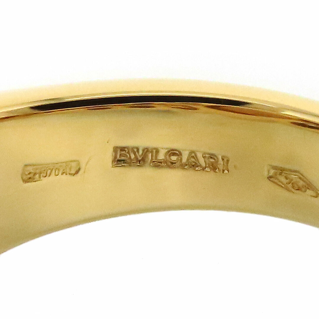 BVLGARI(ブルガリ)のブルガリ パッソドッピオ シトリン リング #11 750 (K18YG) レディース BVLGARI [美品] 【中古】 【ジュエリー】 レディースのアクセサリー(リング(指輪))の商品写真