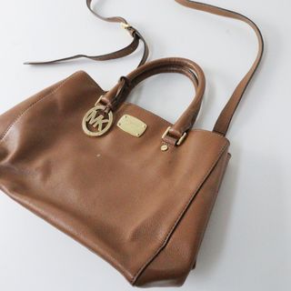 マイケルコース(Michael Kors)のマイケルコース MICHAEL KORS 2way レザーバッグ/ブラウン ハンドバッグ ショルダーバッグ【2400013667821】(ハンドバッグ)