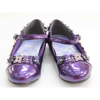 アナスイ(ANNA SUI)の【新入荷!】▼アナスイミニ/ANNA SUI mini▼20cm フォーマルシューズ/ドレスシューズ/靴 紫×ピンク フォーマル 入学式 卒園式  結婚式 冠婚葬祭 発表会 謝恩会 【中古】子供 キッズ kids 女の子 fml 701042(その他)