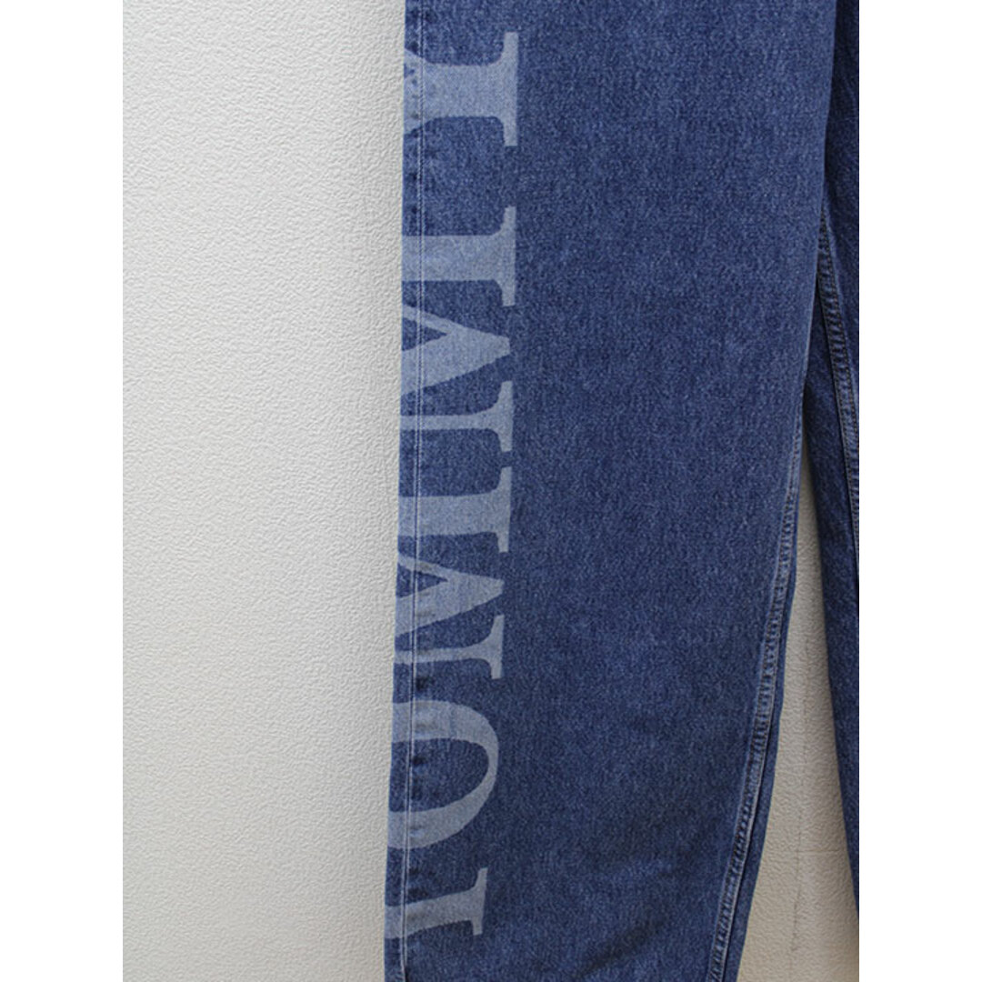 TOMMY JEANS(トミージーンズ)の【新入荷】‡TOMMY JEANS/トミー ジーンズ‡サイドロゴワイドデニムパンツ/十分丈 インディゴ レディース 26/30【中古】 春夏秋冬  922132 レディースのパンツ(その他)の商品写真