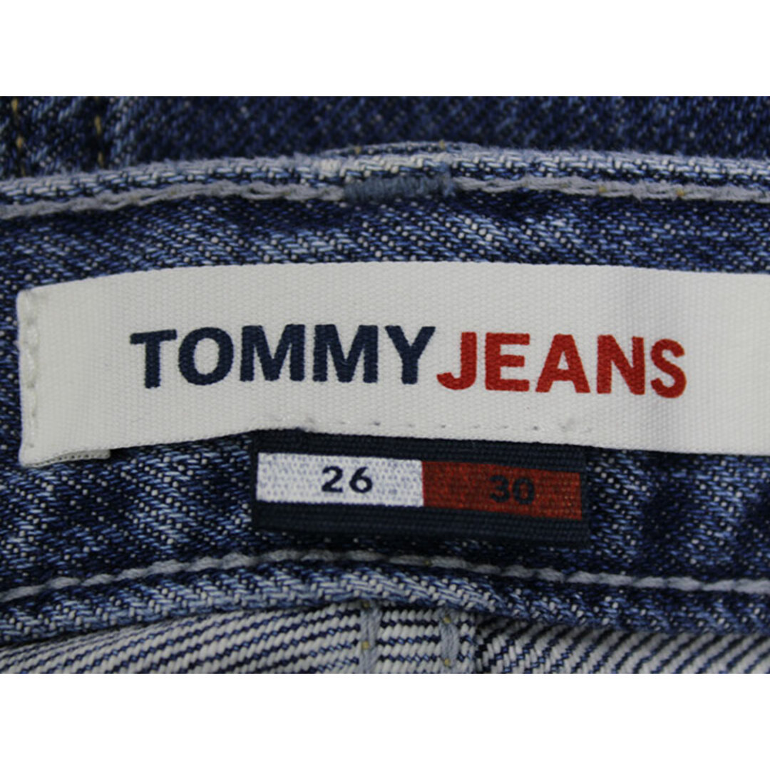 TOMMY JEANS(トミージーンズ)の【新入荷】‡TOMMY JEANS/トミー ジーンズ‡サイドロゴワイドデニムパンツ/十分丈 インディゴ レディース 26/30【中古】 春夏秋冬  922132 レディースのパンツ(その他)の商品写真