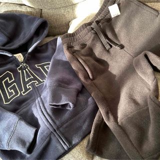 ギャップキッズ(GAP Kids)のGAPKIDS フリースジップパーカー&フリースロングパンツ(Tシャツ/カットソー)