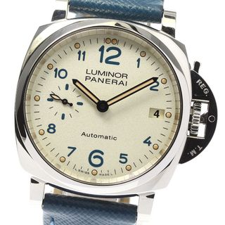 パネライ(PANERAI)のパネライ PANERAI PAM00903 ルミノール ドゥエ 3デイズ オートマティック アッチャイオ 自動巻き メンズ 良品 箱・保証書付き_793436(腕時計(アナログ))