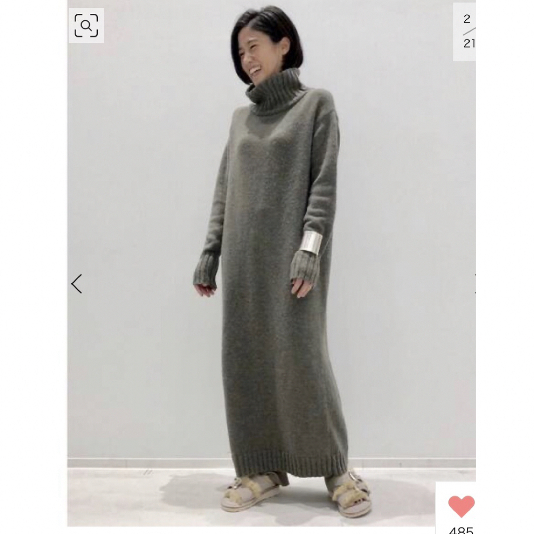 レディースタートルネック Knit ワンピース