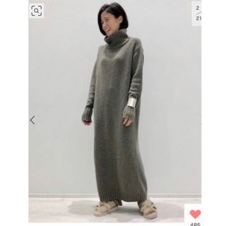 アパルトモンドゥーズィエムクラス(L'Appartement DEUXIEME CLASSE)のタートルネック Knit ワンピース(ロングワンピース/マキシワンピース)