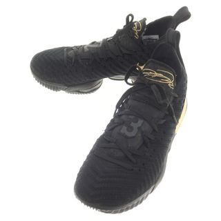 ナイキ(NIKE)の【中古】ナイキ NIKE LEBRON 16 スニーカー ブラックxゴールド【サイズ29cm】【メンズ】(スニーカー)