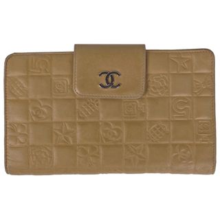 シャネル(CHANEL)のシャネル アイコンライン 二つ折り 長財布 レディース 【中古】(財布)