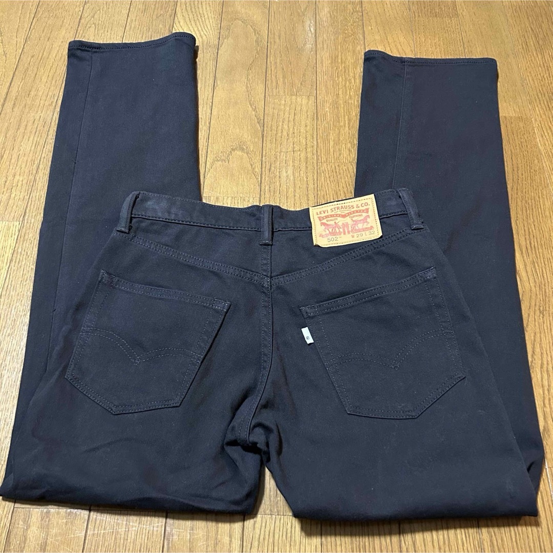 Levi's(リーバイス)のW75-股下79cm！リーバイス502古着ストレッチブラックジーンズ メンズのパンツ(デニム/ジーンズ)の商品写真