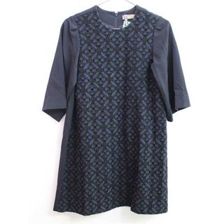 【新入荷!】▼バラカバラッカ/baraka baracca▼140cm ワンピース 濃紺 フォーマル 入学式 卒業式 結婚式 冠婚葬祭 発表会 謝恩会 【中古】 子供服 キッズ kids ジュニア 女の子 fml 501042(ワンピース)