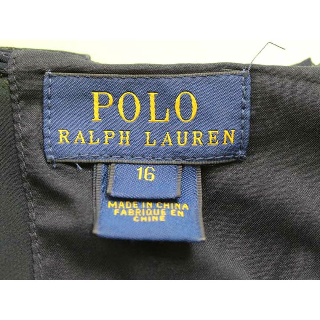 Ralph Lauren(ラルフローレン)の【新入荷!】▼ラルフローレン/Ralph Lauren▼160cm(16) ジャンパースカート/ワンピース 濃紺 フォーマル 入学式 卒業式 結婚式 冠婚葬祭 発表会 謝恩会 【中古】子供服 キッズ kids ジュニア 女の子 fml 501042 キッズ/ベビー/マタニティのキッズ服女の子用(90cm~)(スカート)の商品写真