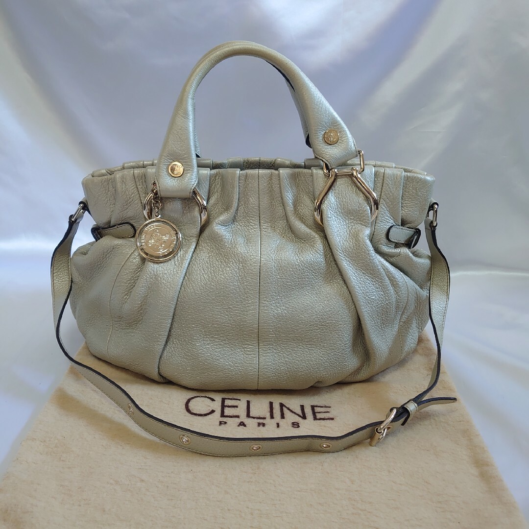 美品 CELINE 2way ハンドバッグ ブギーバッグ