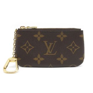 ルイヴィトン(LOUIS VUITTON)のLOUIS VUITTON (ルイ・ヴィトン) ポシェット クレ モノグラム M62650 キーケース キーリング キーフック コインケース 小銭入れ 小物ケース PVC レザー ブラウン 未使用品(キーケース/名刺入れ)