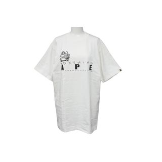 アベイシングエイプ(A BATHING APE)の極美品 A BATHING APE アベイシングエイプ 半袖Ｔシャツ 15周年記念 ランチボックス付き MTE-03008 サイズM 中古 58882(Tシャツ(半袖/袖なし))