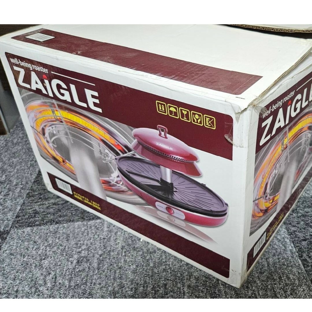ZAIGLE PULS(ザイグルプラス)のザイグル グリル　ZAiGLE GRILL　煙の出ない　焼肉プレート スマホ/家電/カメラの調理家電(ホットプレート)の商品写真