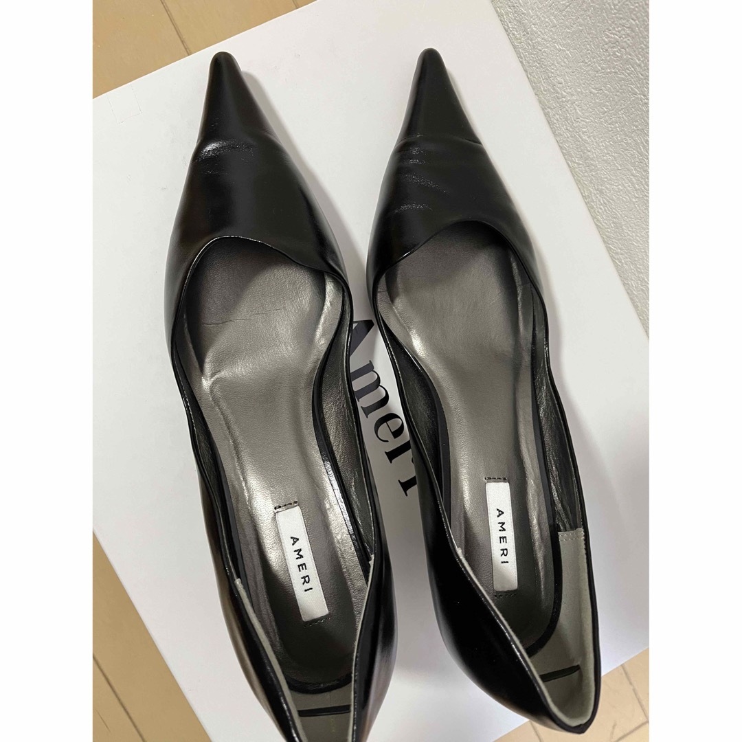 極美品★ WAVE TOE PUMPS