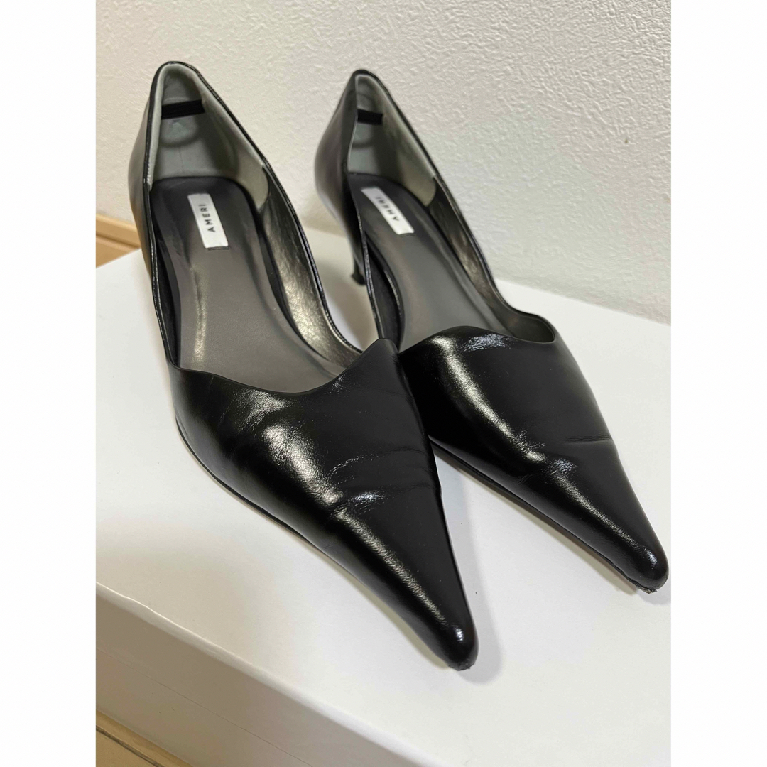 極美品★ WAVE TOE PUMPS