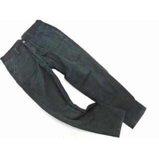 ビームス(BEAMS)のBEAMS HEART ビームスハート ドット 切替 テーパード パンツ size1/黒 ■■ レディース(その他)