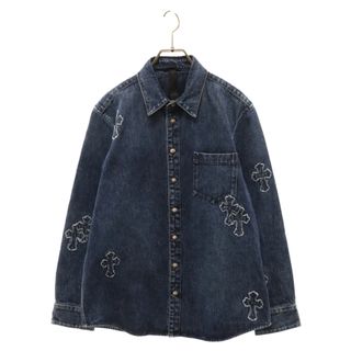 CHROMEHEARTS フレアニーデニムシャツ　Mサイズ