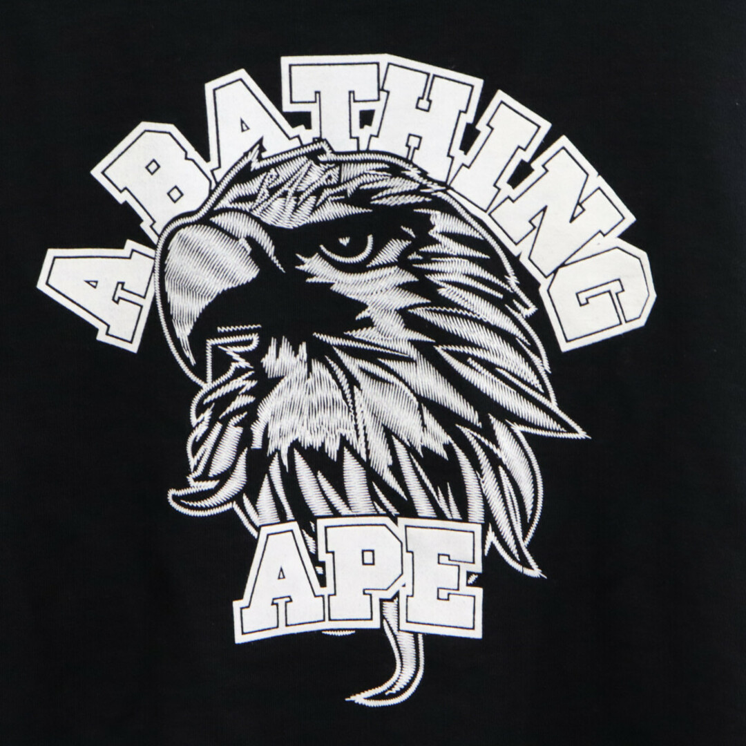 A BATHING APE(アベイシングエイプ)のA BATHING APE アベイシングエイプ EAGLE FULL ZIP HOODIE 刺繍 フルジップアップパーカー フーディー 001ZPG201020X ブラック メンズのトップス(パーカー)の商品写真