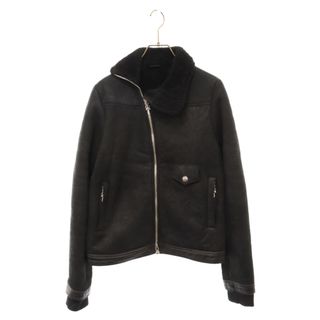 クロムハーツ(Chrome Hearts)のCHROME HEARTS クロムハーツ WARTHOG 2 LTHR VJ ムートンダガージップアップレザージャケット S(レザージャケット)