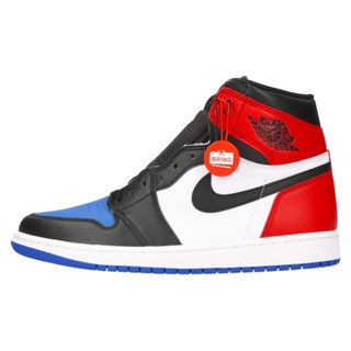 ナイキ(NIKE)のNIKE ナイキ AIR JORDAN 1 RETRO HIGH OG TOP 3 555088‐026 エアジョーダン1 トップ3 ハイカットスニーカー US9.5/27.5cm ブラック/レッド/ブルー(スニーカー)