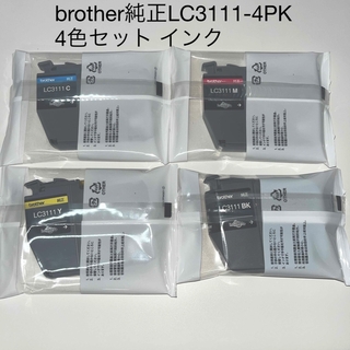 ブラザー(brother)のbrother純正インクLC3111-4PK 4色パック(PC周辺機器)
