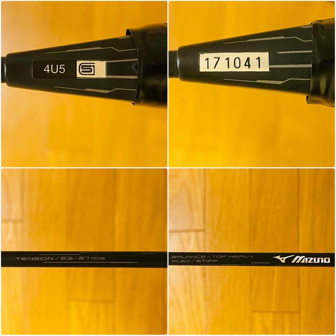 MIZUNO(ミズノ)の【極美品・廃盤品】MIZUNO FORTIUS TOUR 4U5 ケース付 スポーツ/アウトドアのスポーツ/アウトドア その他(バドミントン)の商品写真