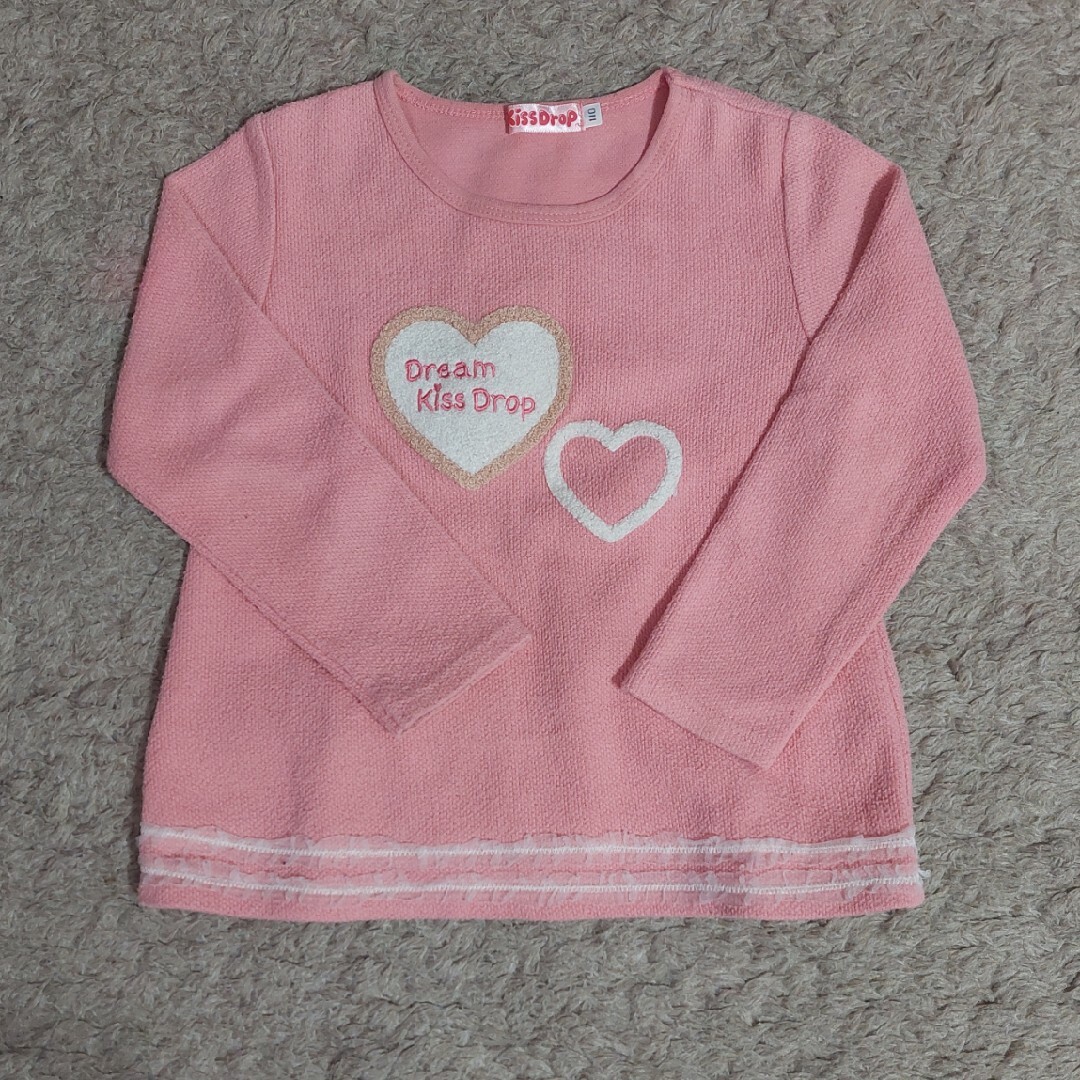 BeBe(ベベ)のベベ　Kiss Drop　トップス　サイズ110 キッズ/ベビー/マタニティのキッズ服女の子用(90cm~)(Tシャツ/カットソー)の商品写真